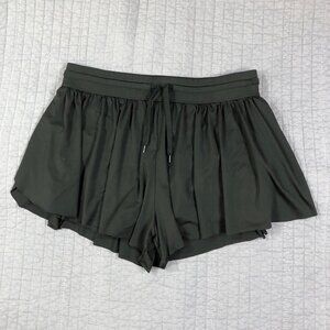 Ewedoos Skort Women 2XL Black Active Skirt Shorts Pickleball Gym Workout Tennis